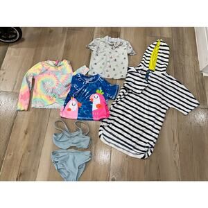 Winter Tropical Vacation Girl 3T,4T,5T Designer Lot 5 Piece